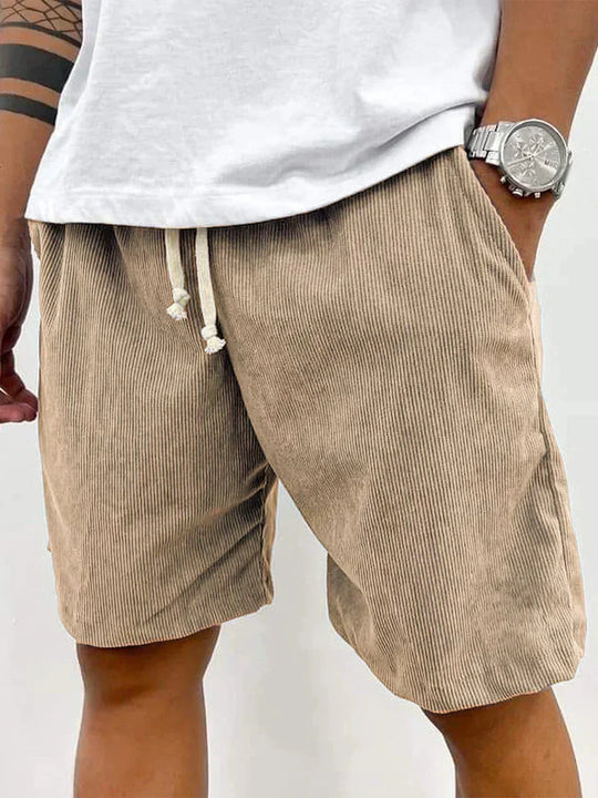 Heren shorts met ceintuurlussen en zijzakken