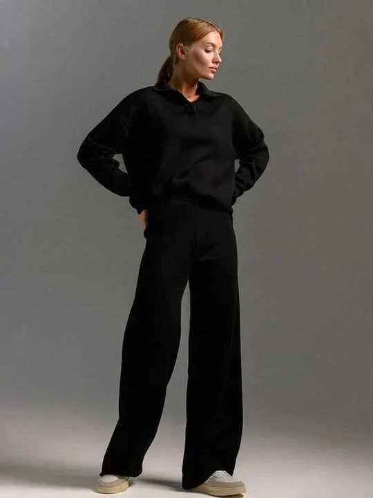 Dames set met trui en wijde broek